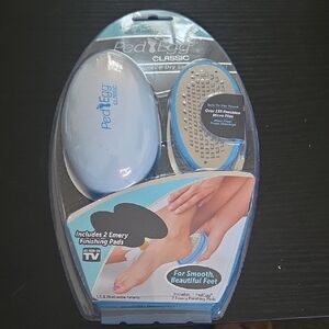 Ped Egg Classic Blue Foot File & Emery Pads - PedEgg